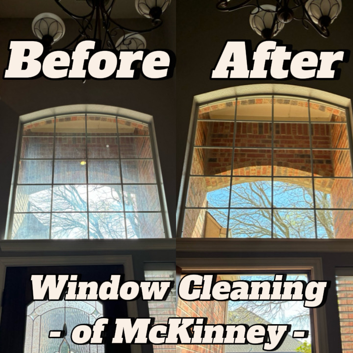 Residential window cleaning in McKinney, TX