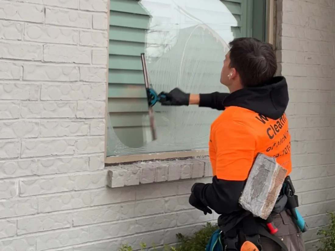 Exterior window cleaning in McKinney, TX